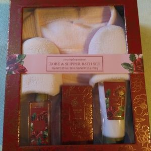 Robe& slipper bathset